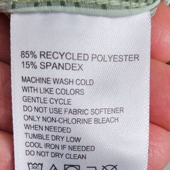 Tommy Bahama Bahama Coast XXL Green Plaid Stretch Button Front Shirt Lightweight - Picture 8 of 9